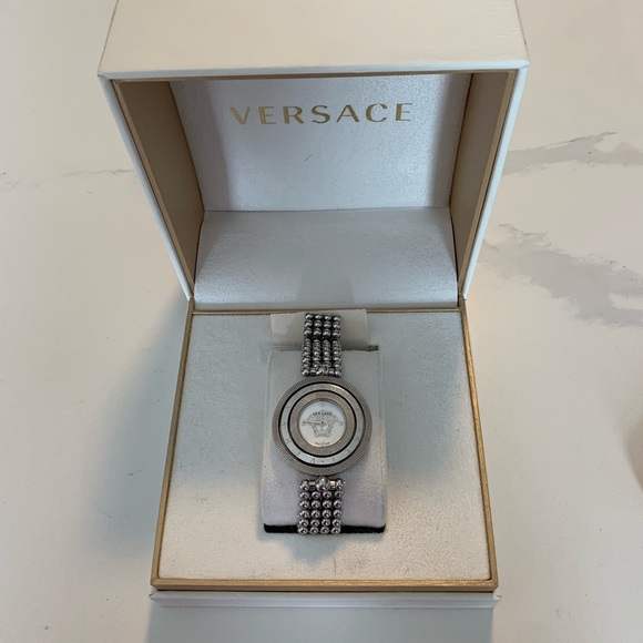 Stainless Versace rotating face watch - Picture 3 of 8